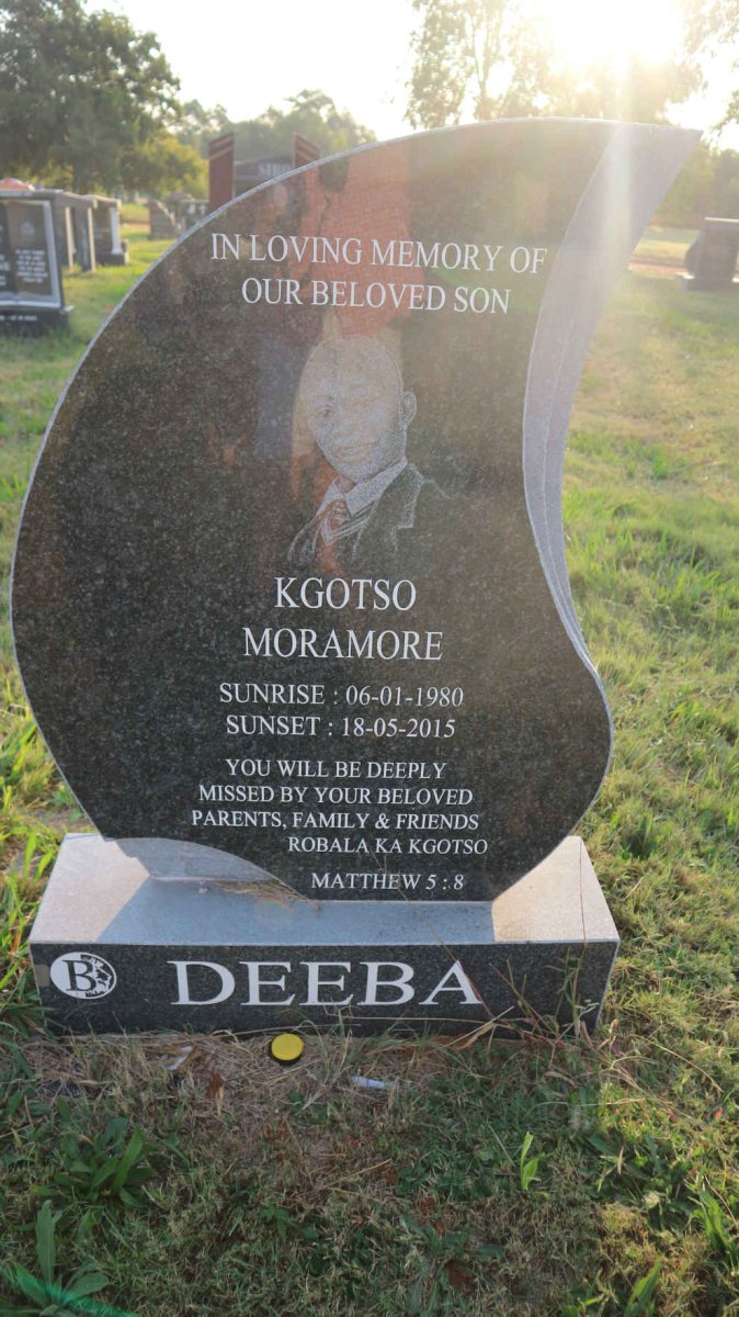 DEEBA Kgotso Moramore 1980-2015