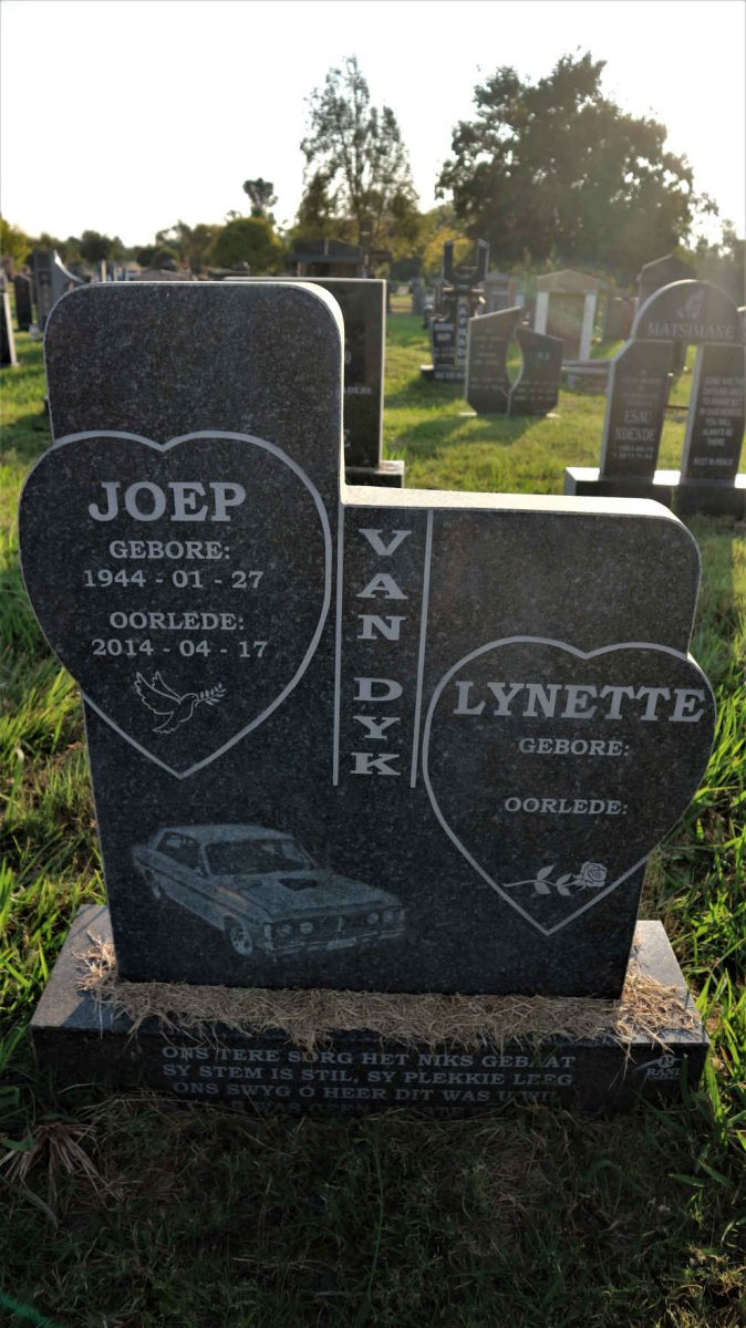 DYK Joep, van 1944-2014 &amp; Lynette