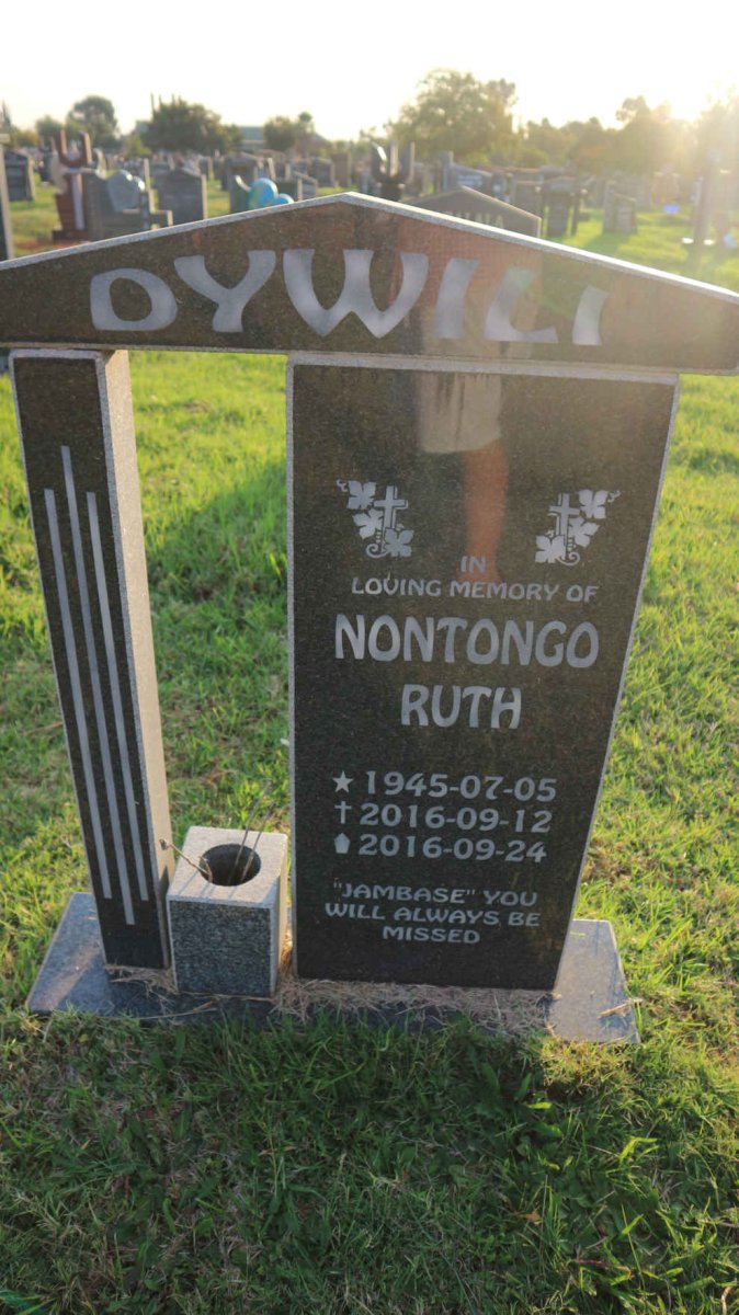 DYWILI Nontongo Ruth 1945-2016