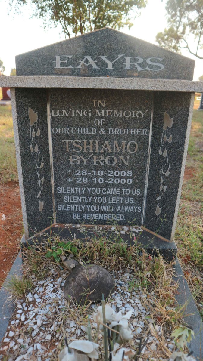 EAYRS Tshiamo Byron 2008-2008
