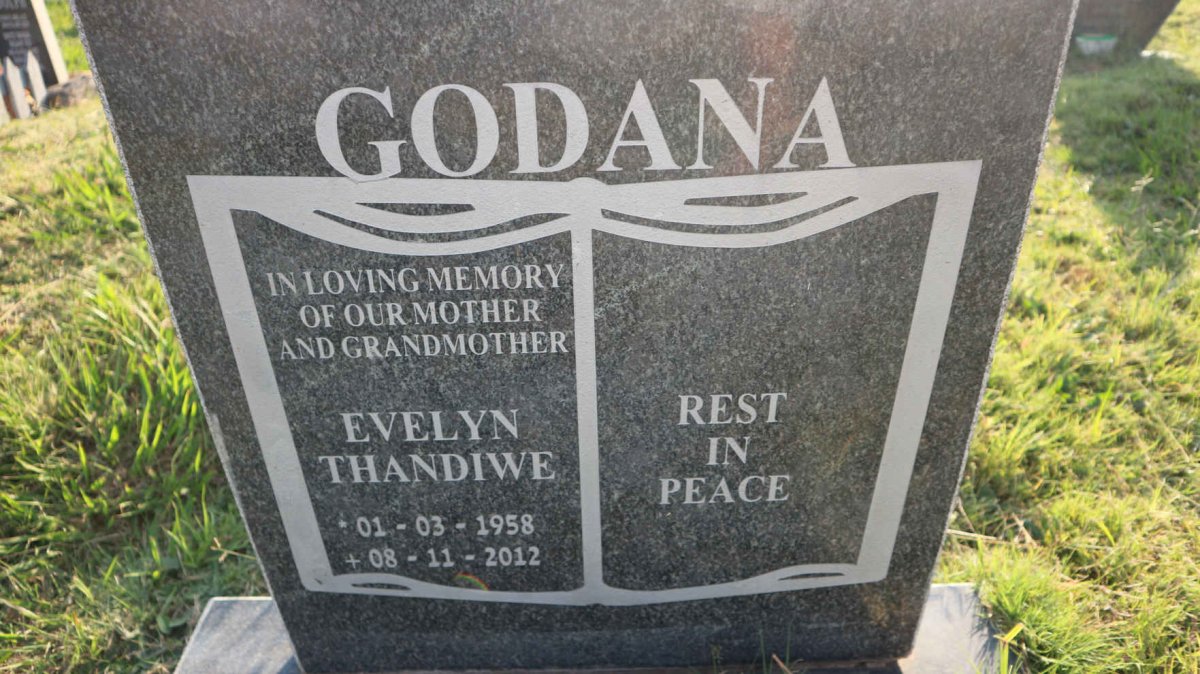 GODANA Evelyn Thandiwe 1958-2012
