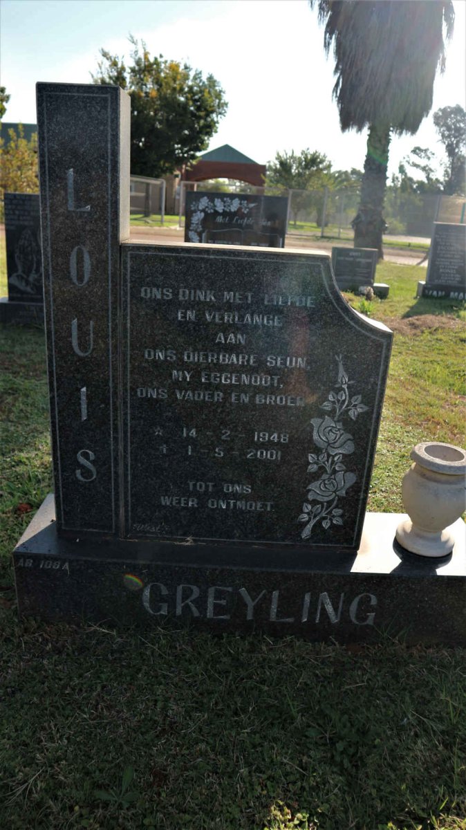 GREYLING Louis 1948-2001