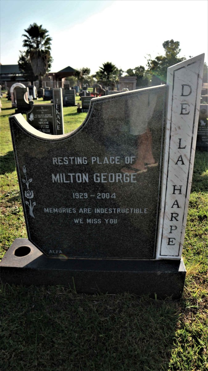 HARPE Milton George, de la 1929-2004