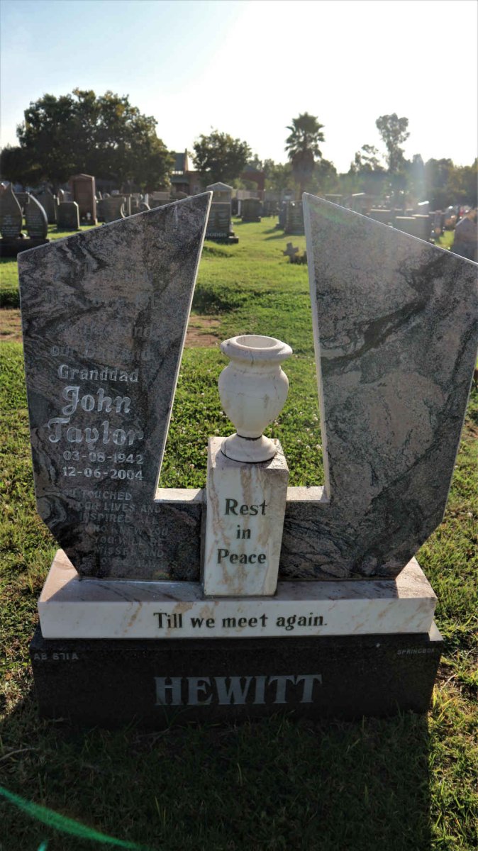 HEWITT John Taylor 1942-2004
