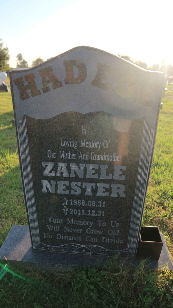HADEBE Zanele Nester 1966-2011