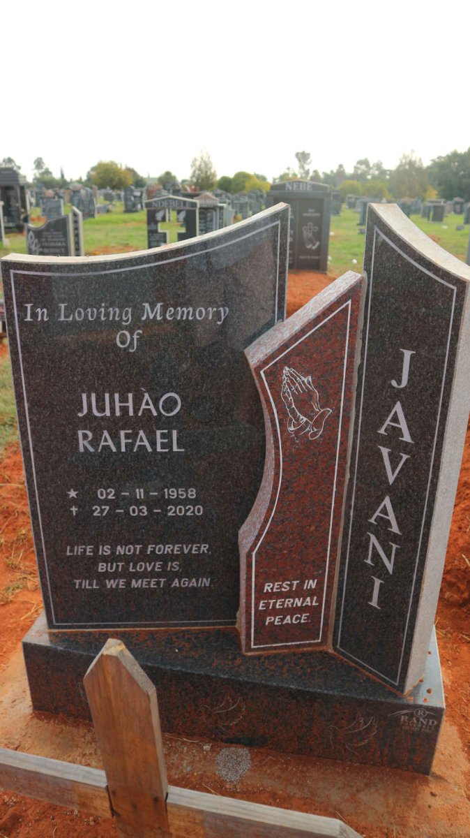 JAVANI Juhao Rafael 1958-2020