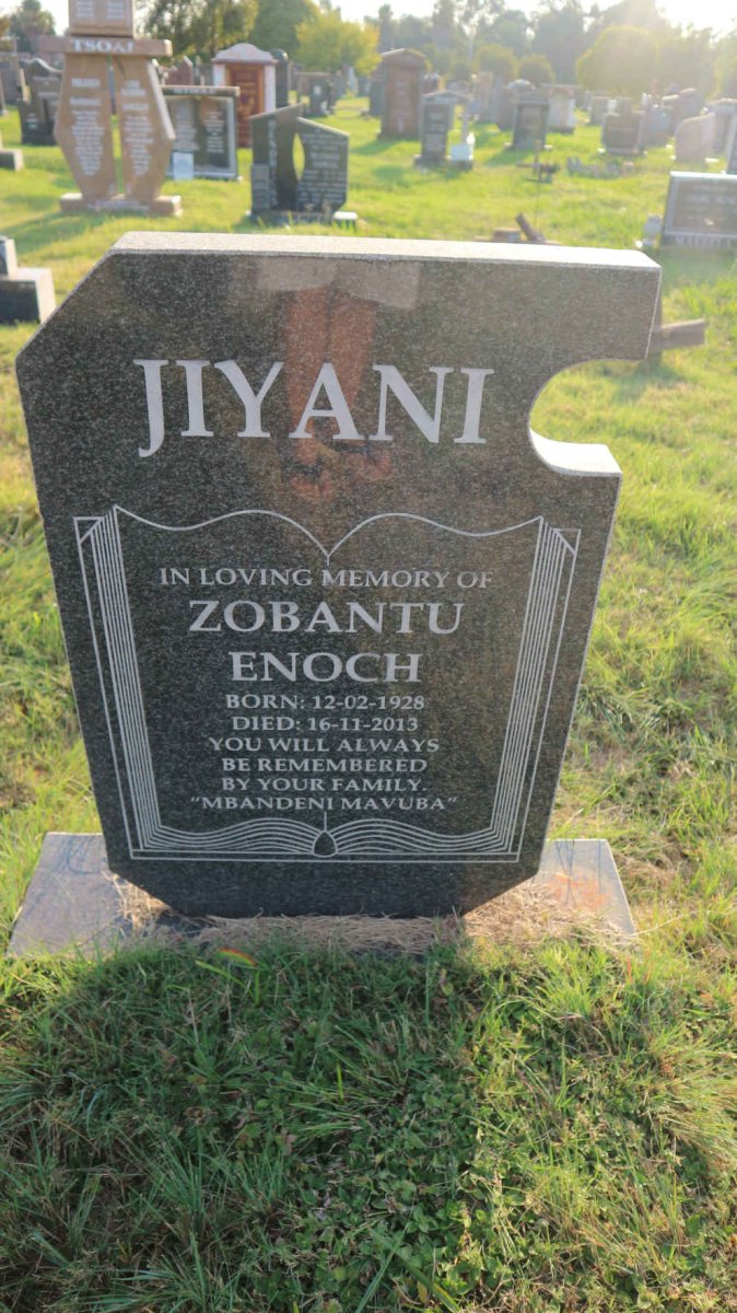 JIYANI Zobantu Enoch 1928-2013