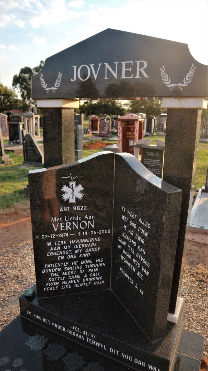 JOVNER Vernon 1974-2009