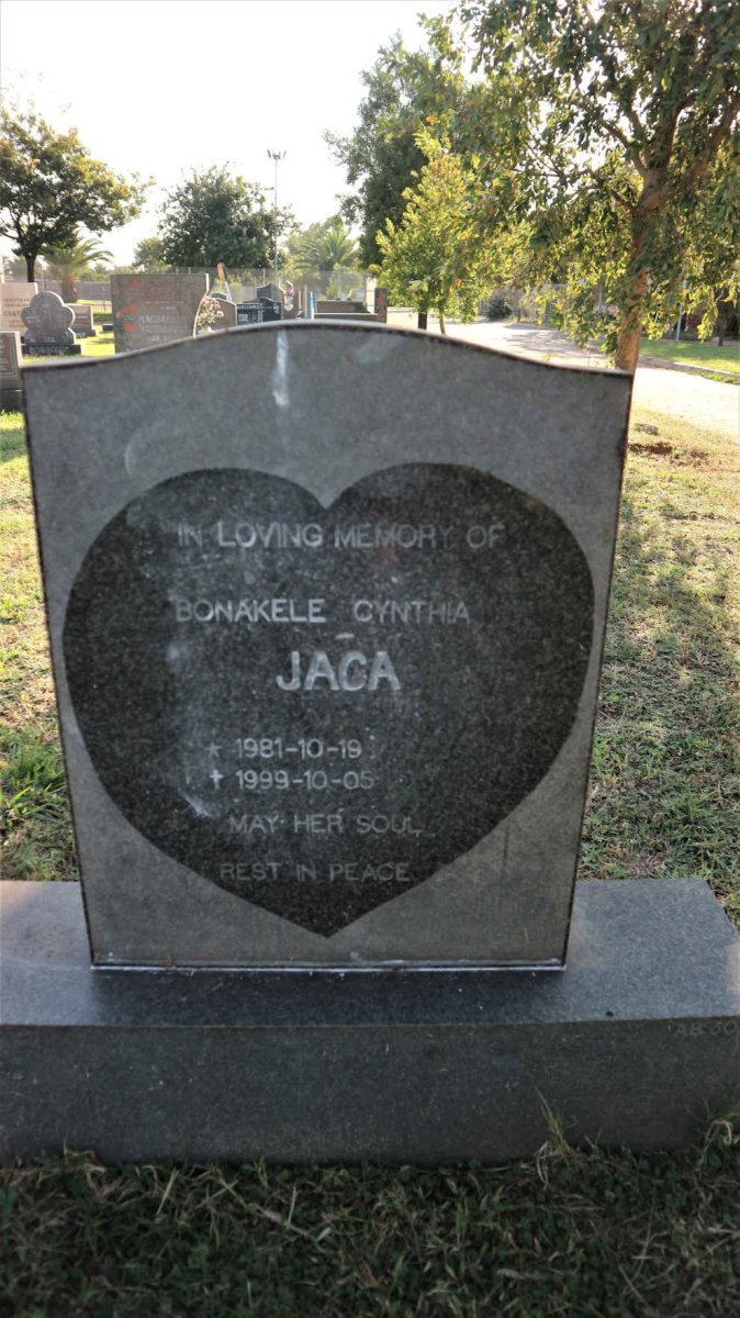 JACA Bonakele Cynthia 1981-1999