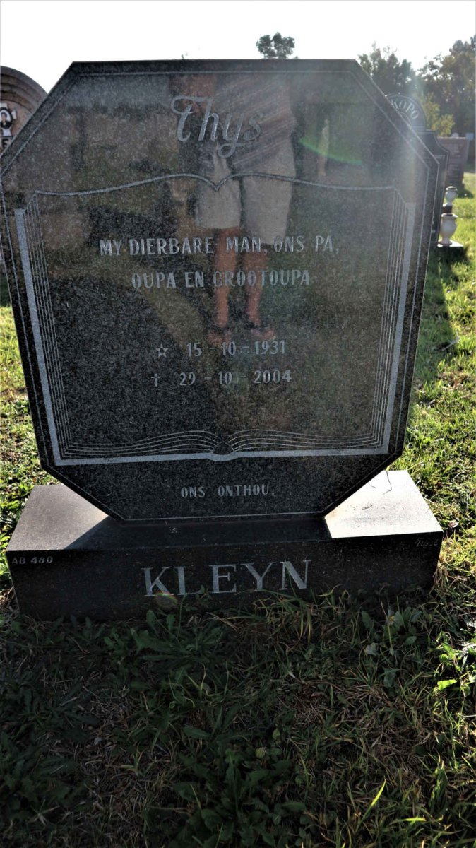 KLEYN Thys 1931-2004