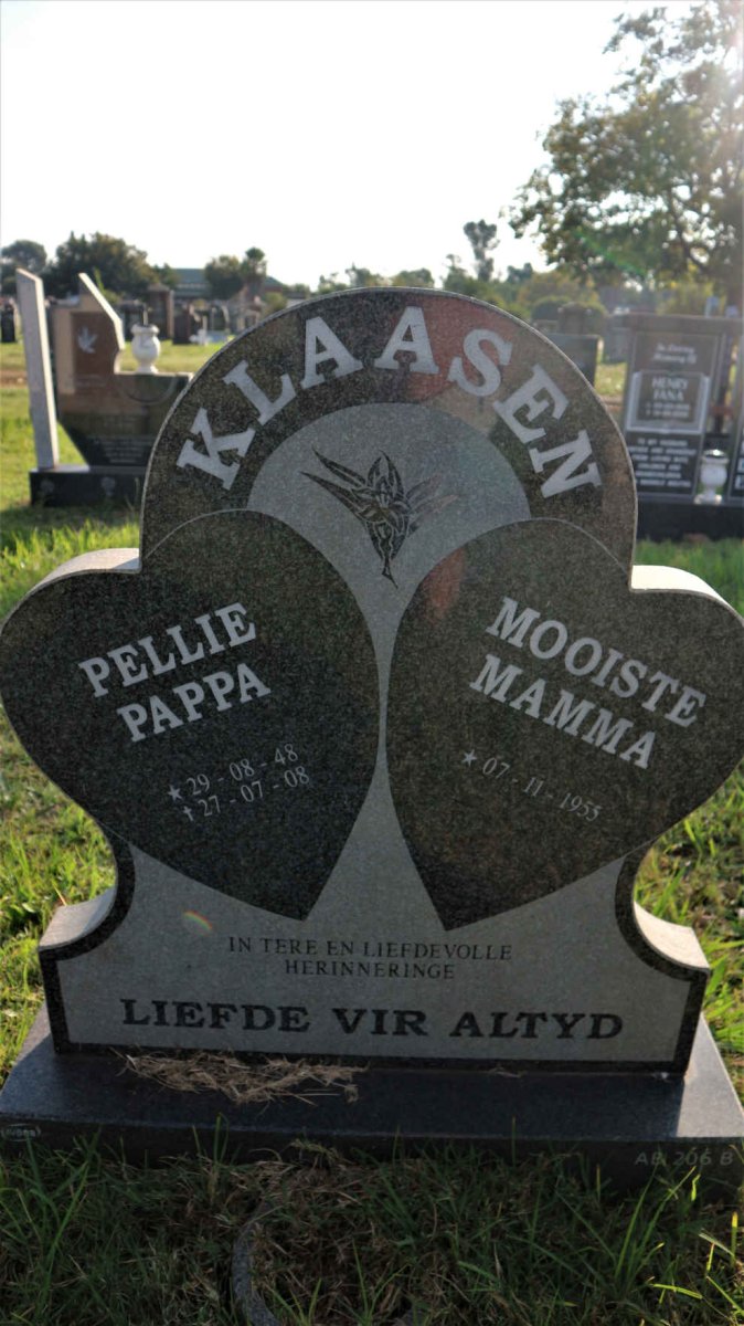 KLAASEN Pappa 1948-2008 &amp; Mamma 1955-