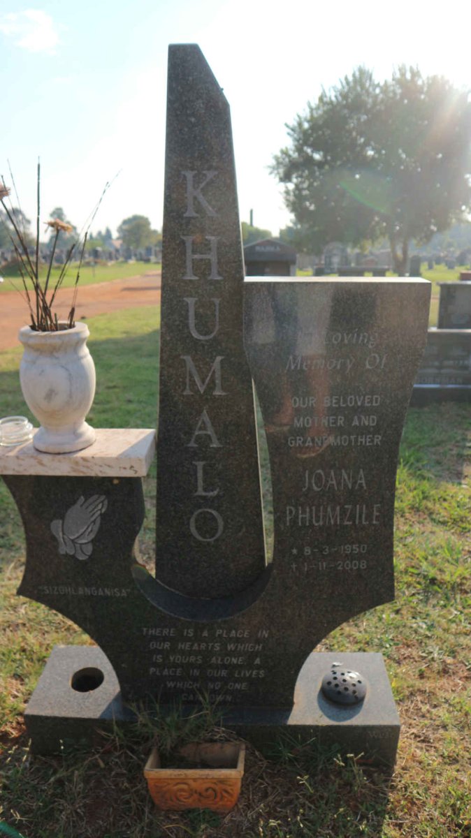 KHUMALO Joana Phumzile 1950-2008