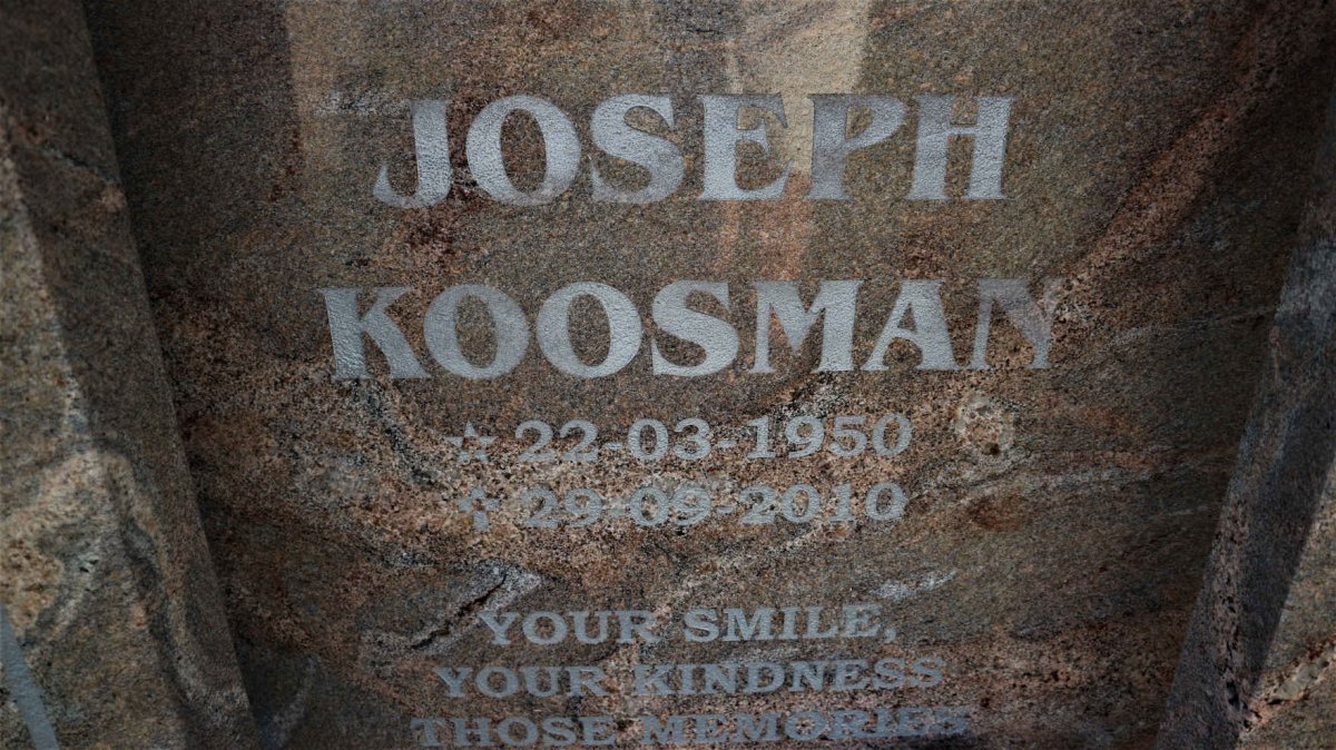 KOOSMAN Joseph 1950-2010