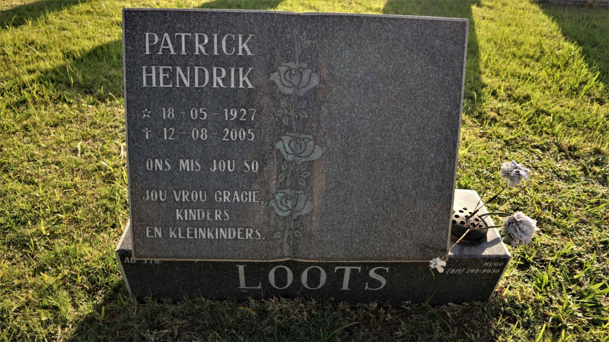 LOOTS Patrick Hendrik 1927-2005