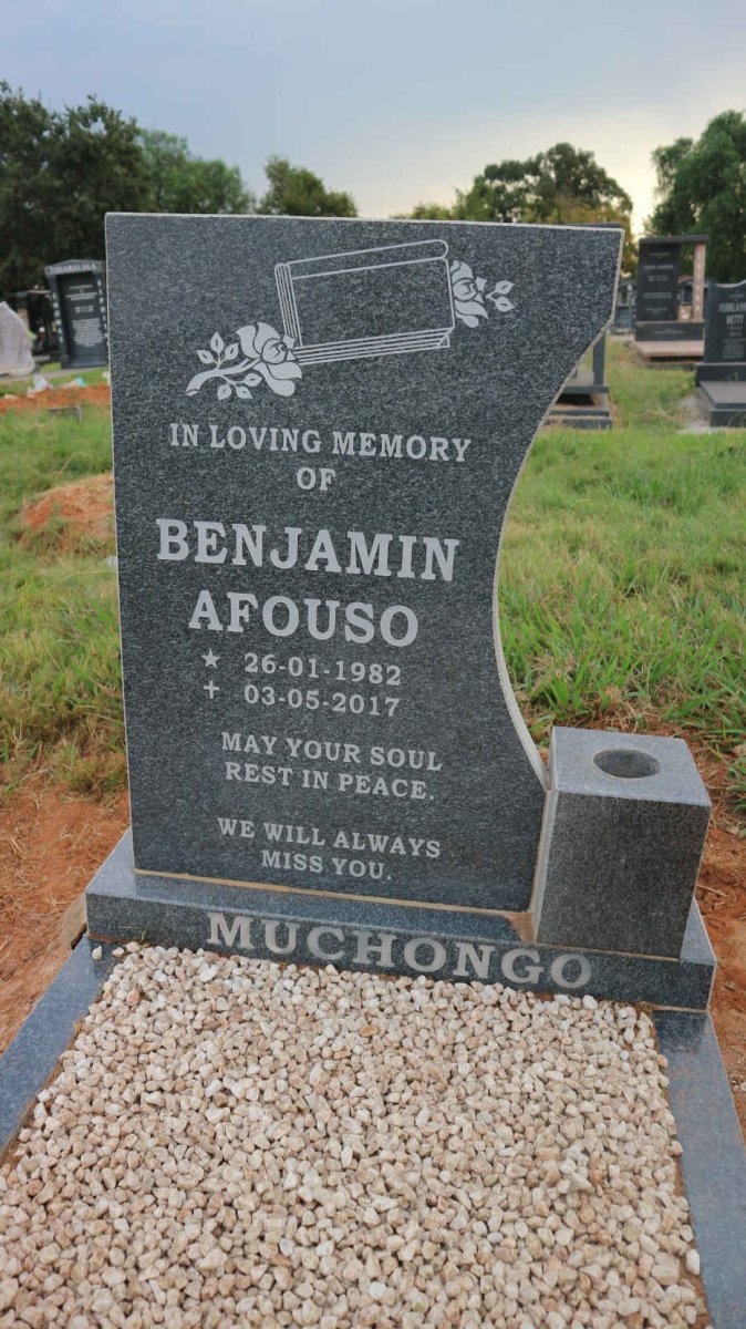 MUCHONGO Benjamin Afouso 1982-2017