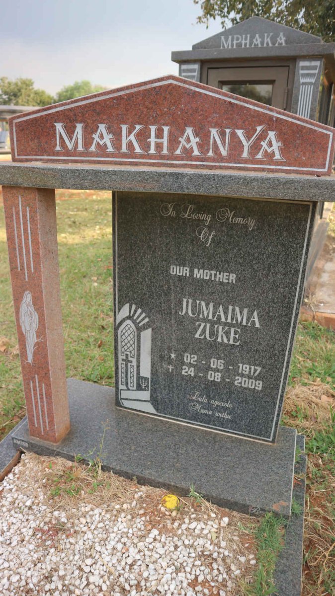MAKHANYA Jumaima Zuke 1917-2009