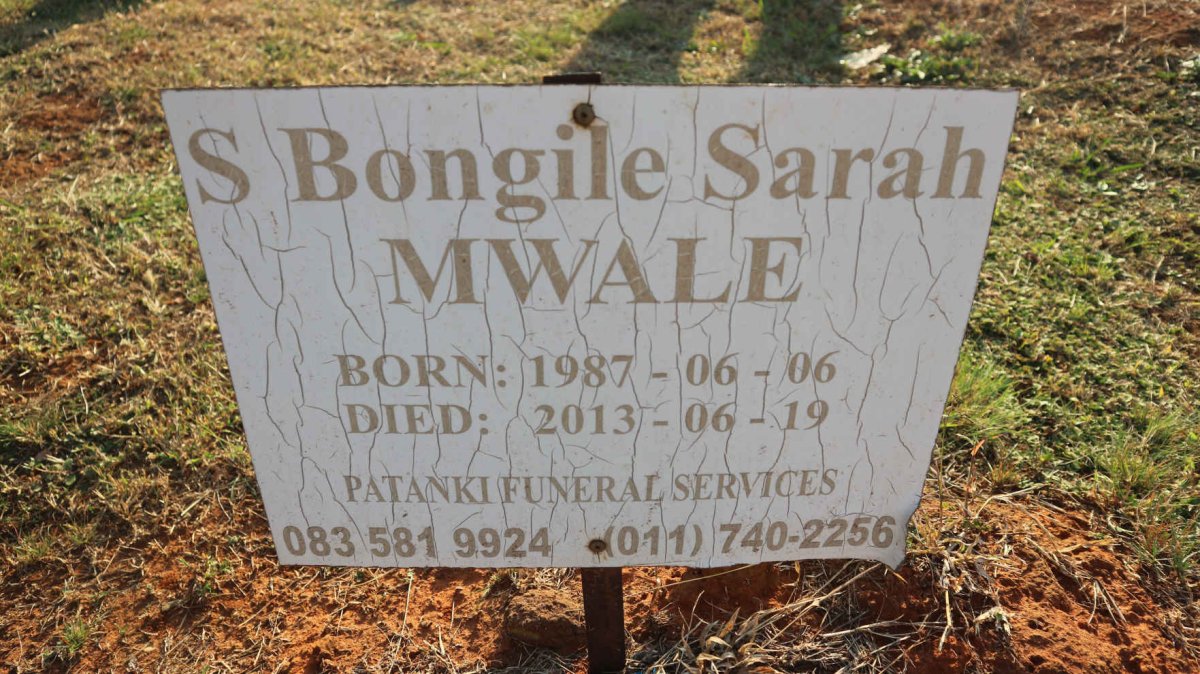 MWALE S Bogile Sarah 1987-2013