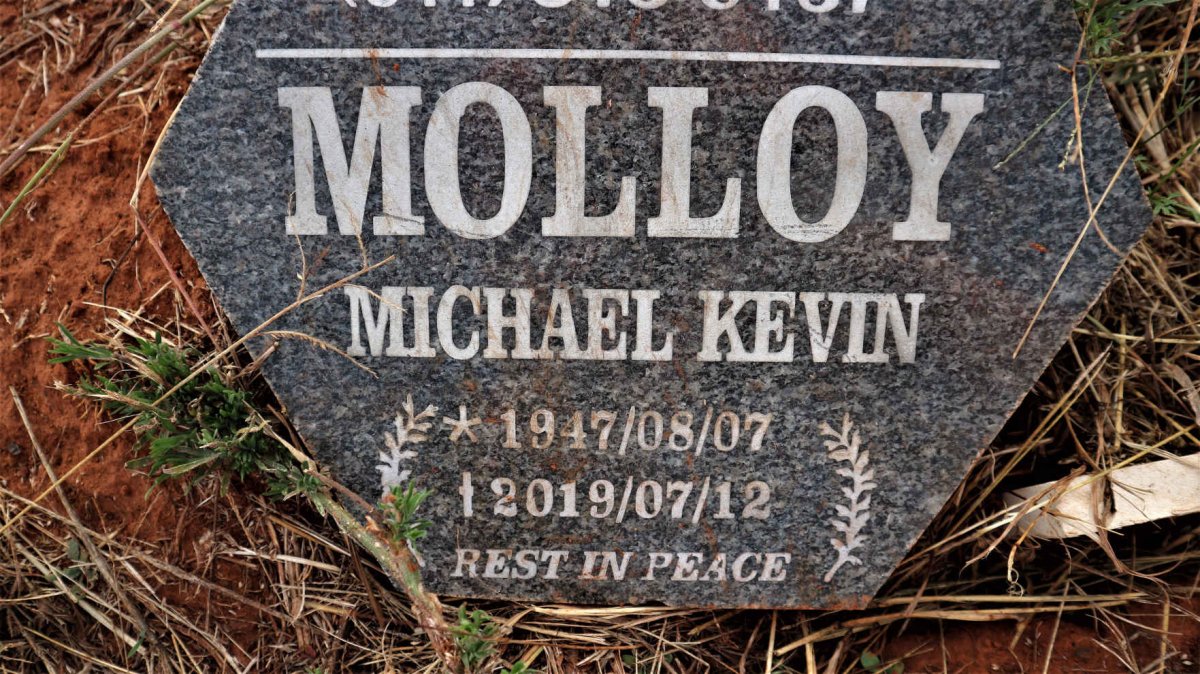MOLLOY Michael Kevin 1947-2019