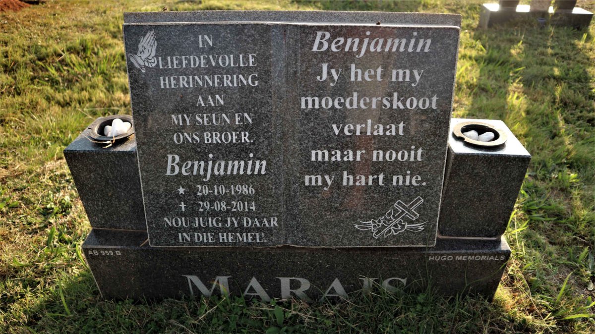 MARAIS Benjamin 1986-2014