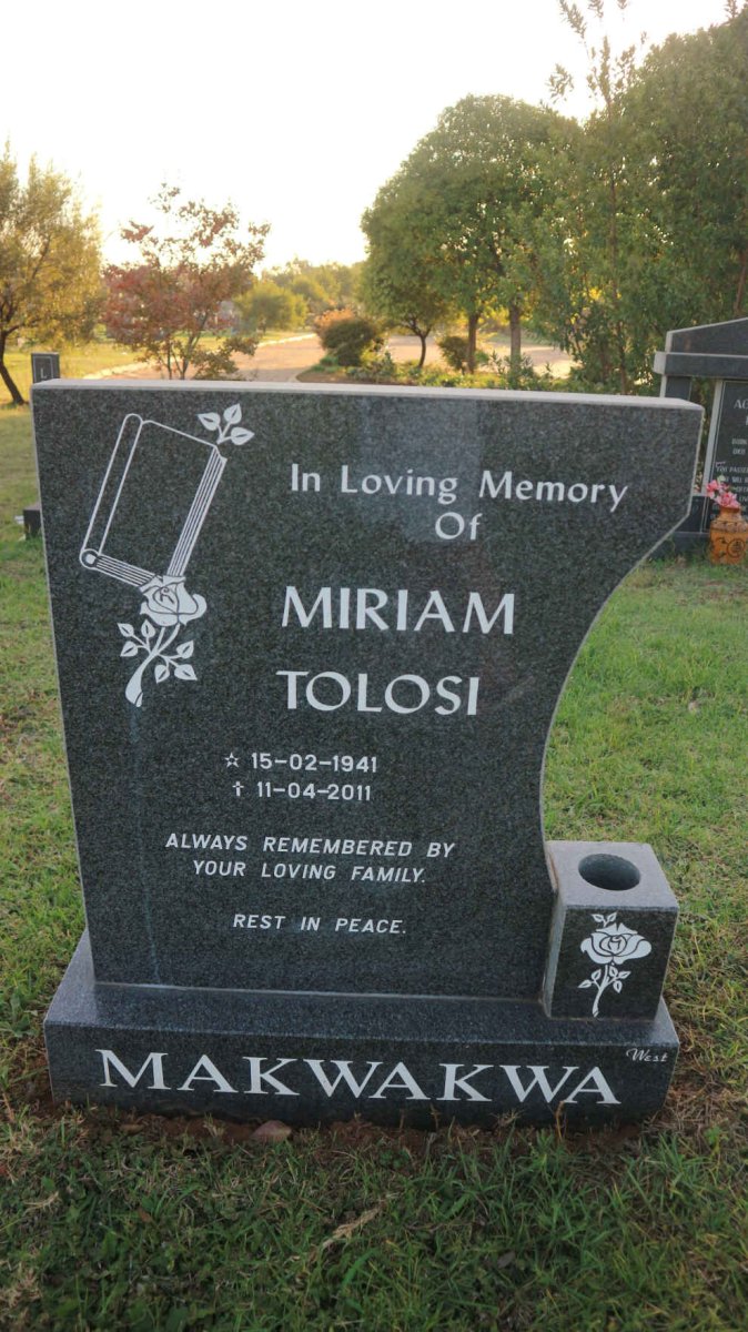 MAKWAKWA Miriam Tolosi 1941-2011