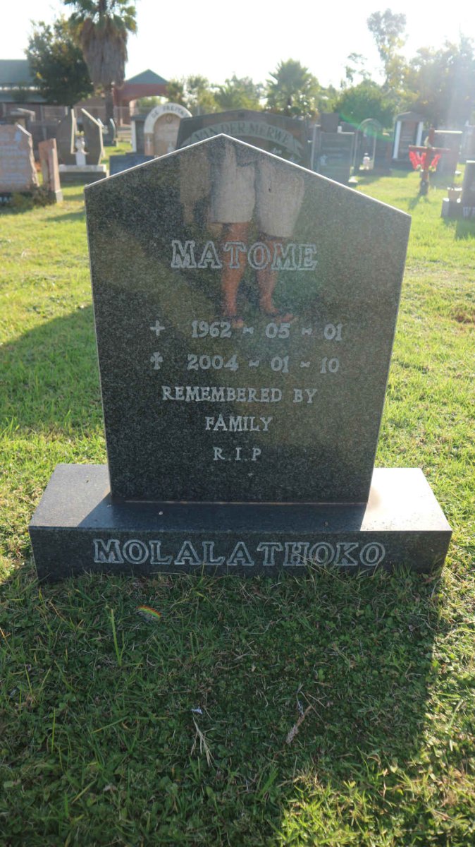 MOLALATHOKO Matome 1962-2004