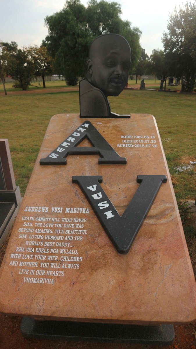 MARHIVA Andrews Vusi 1982-2015