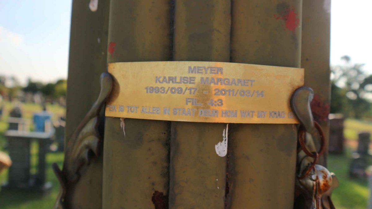 MEYER Karlise Margaret 1993-2011