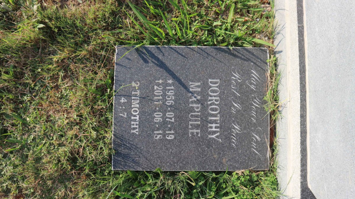 MAPULE Dorothy 1956-2011