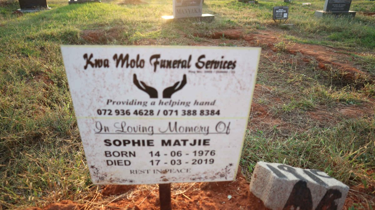 MATJIE Sophie 1976-2019
