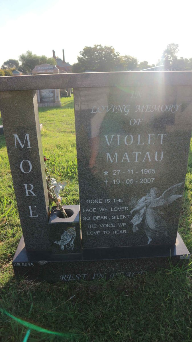 MORE Violet Matau 1965-2007