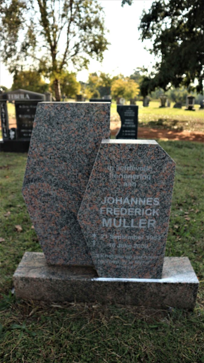 MULLER Johannes Frederick 1953-2008