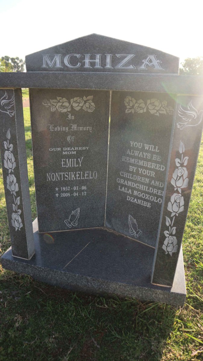 MCHIZA Emily Nontsikelelo 1957-2008