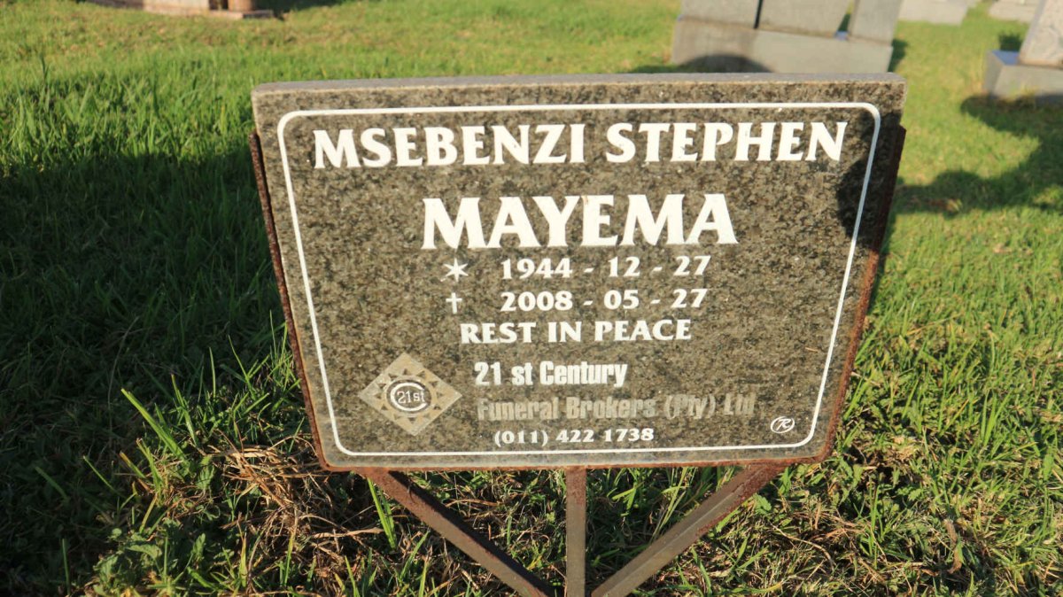 MAYEMA Msebenzi Stephen 1944-2008