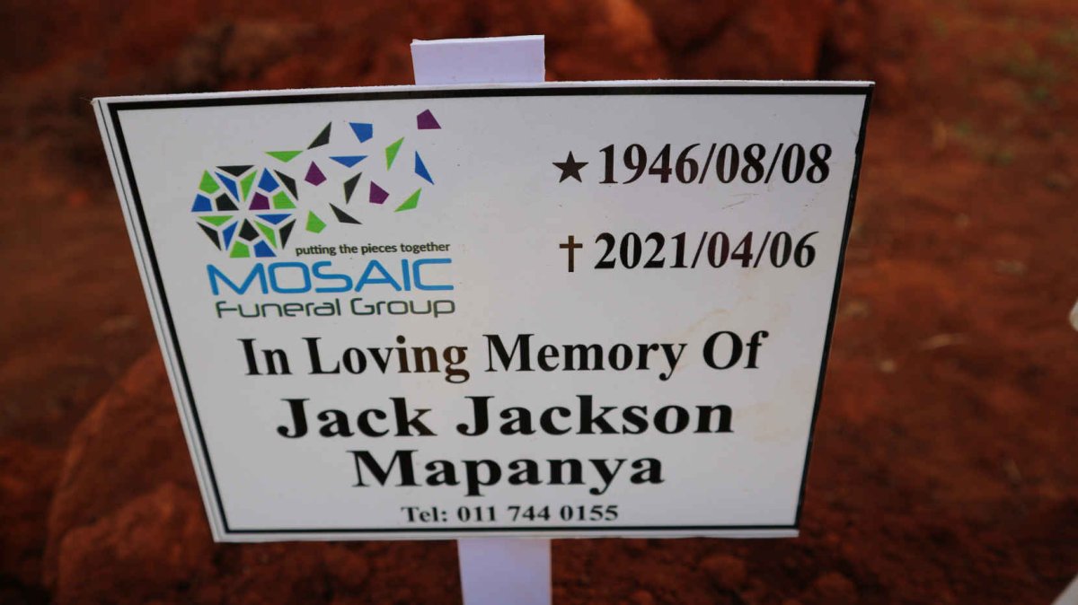 MAPANYA Jack Jackson 1946-2021