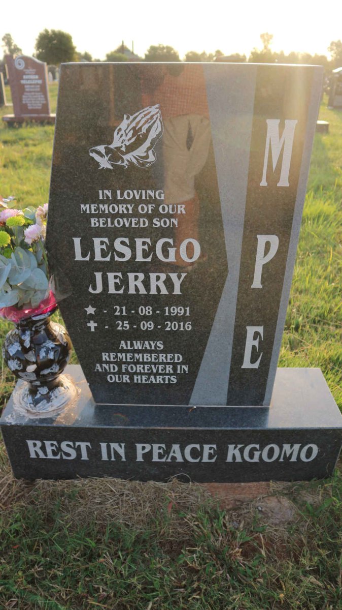 MPE Lesego Jerry 1991-2016