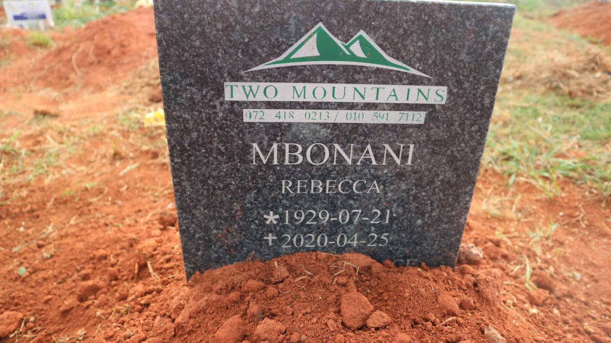 MBONANI Rebecca 1929-2020