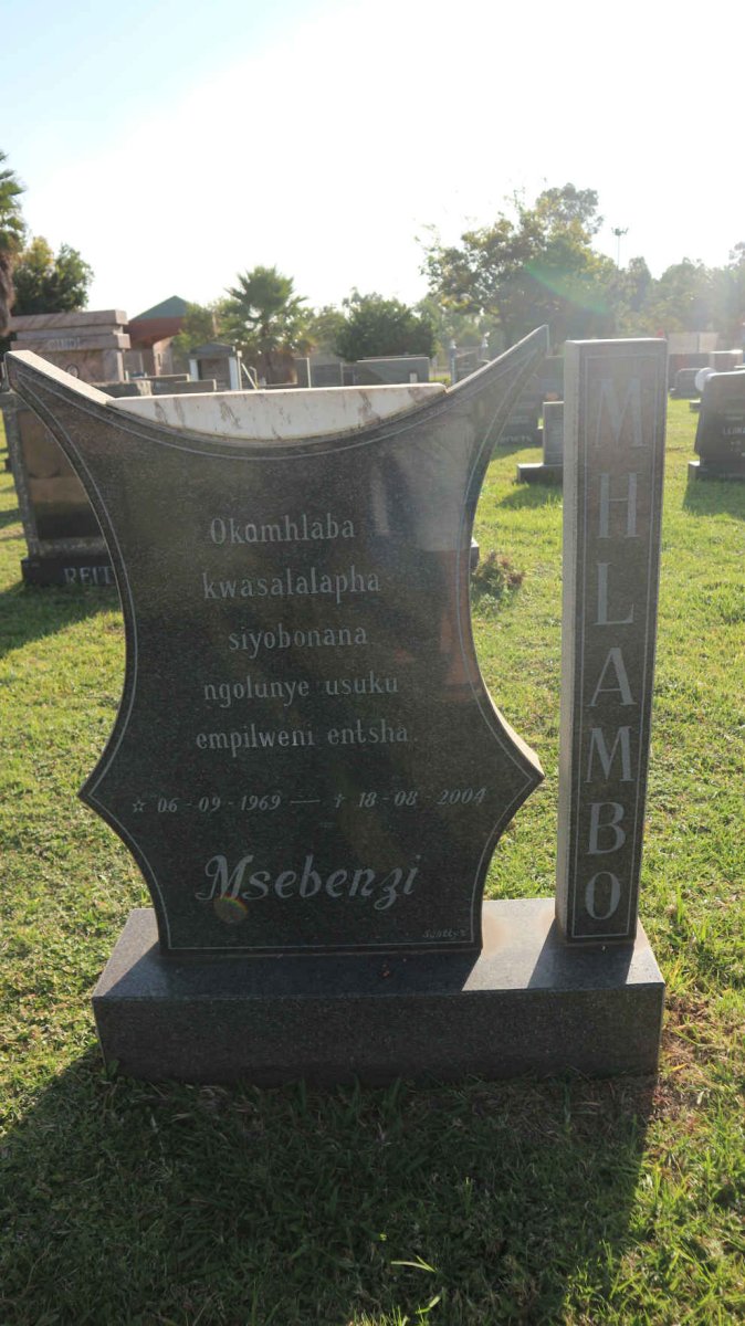 MHLAMBO Msebenzi 1969-2004