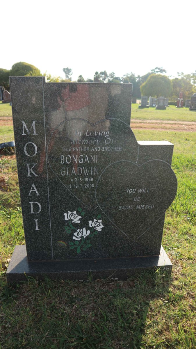 MOKADI Bongani Gladwin 1969-2008