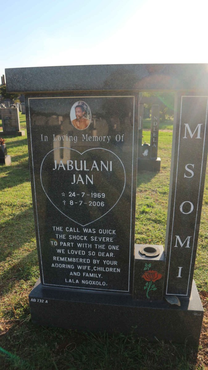 MSOMI Jubulani Jan 1969-2006