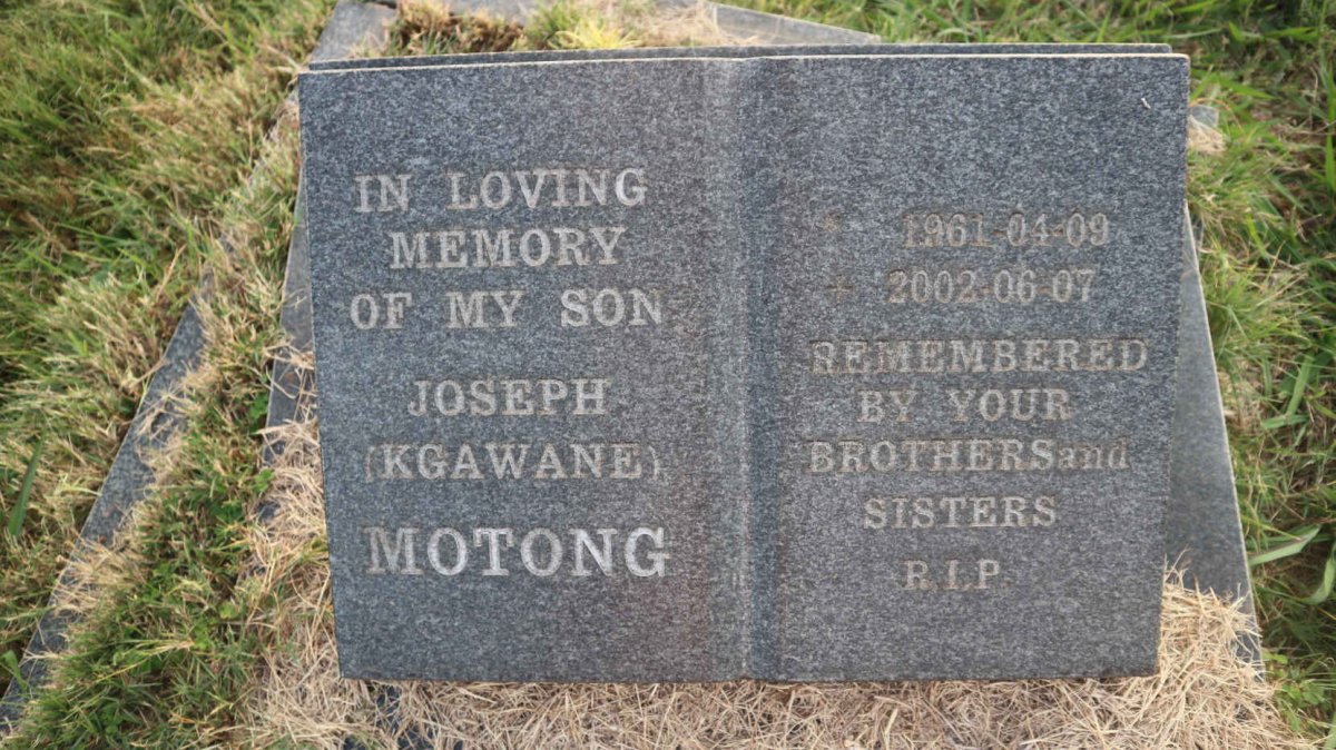 MOTONG Joseph 1961-2002
