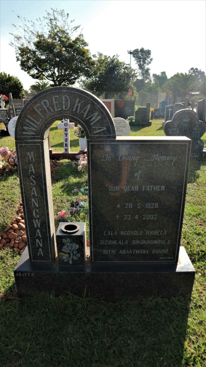 MASANGWANA Wilfred Kama 1928-2002