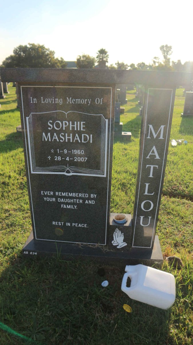 MATLOU Sophie Mashadi 1960-2007