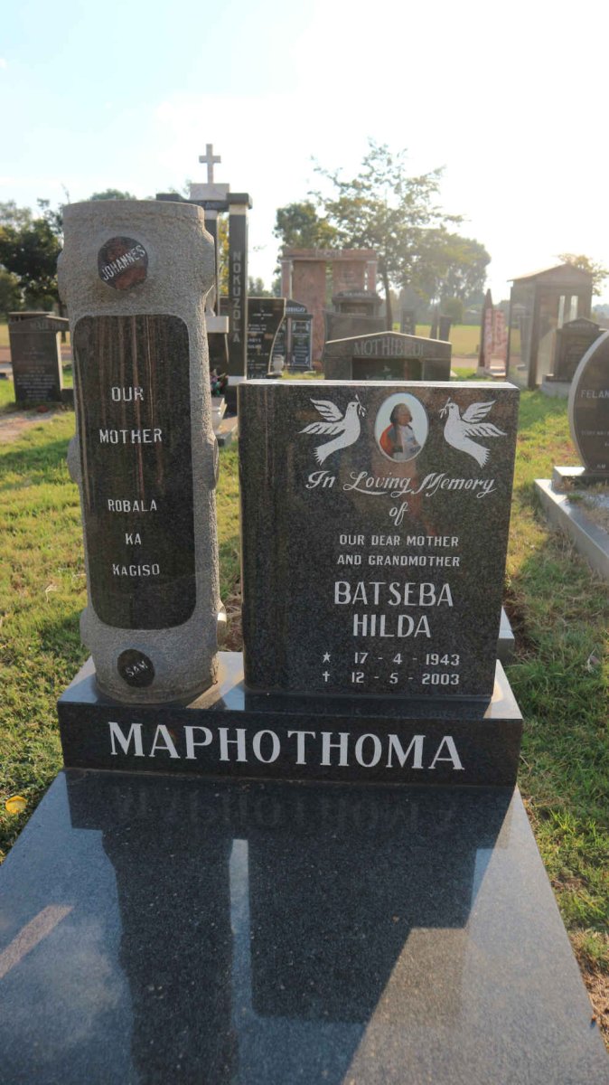 MAPHOTHOMA Batseba Hilda 1943-2003