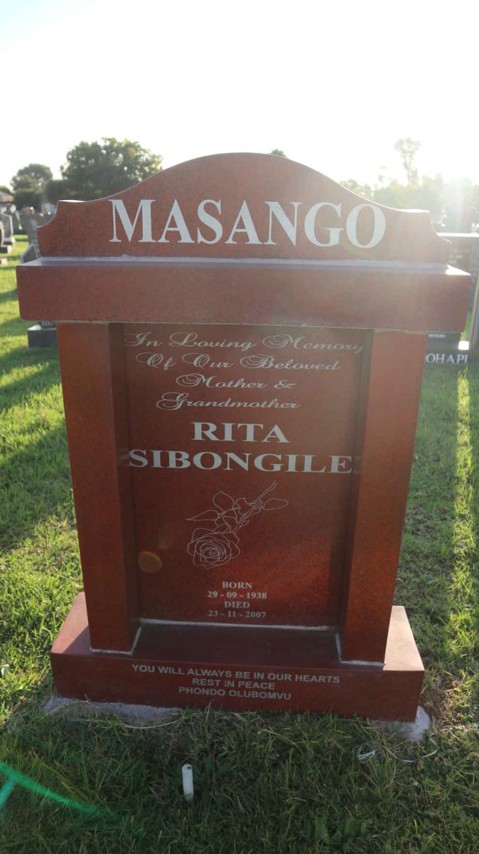 MASANGO Rita Sibongile 1938-2007