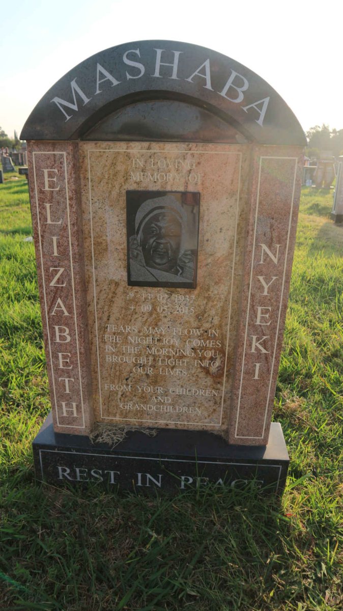 MASHABA Elizabeth Nyeki 1937-2015