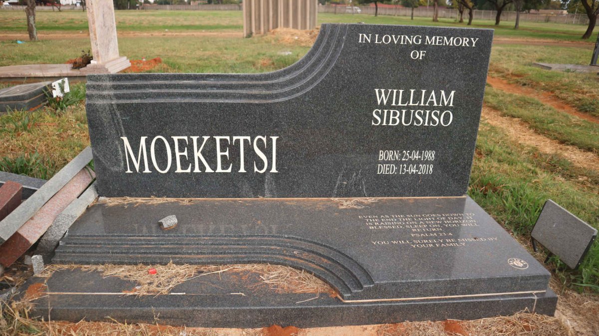 MOEKETSI William Sibusiso 1988-2018