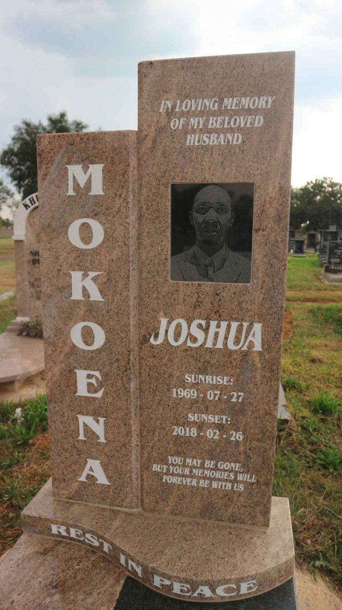 MOKOENA Joshua 1969-2018