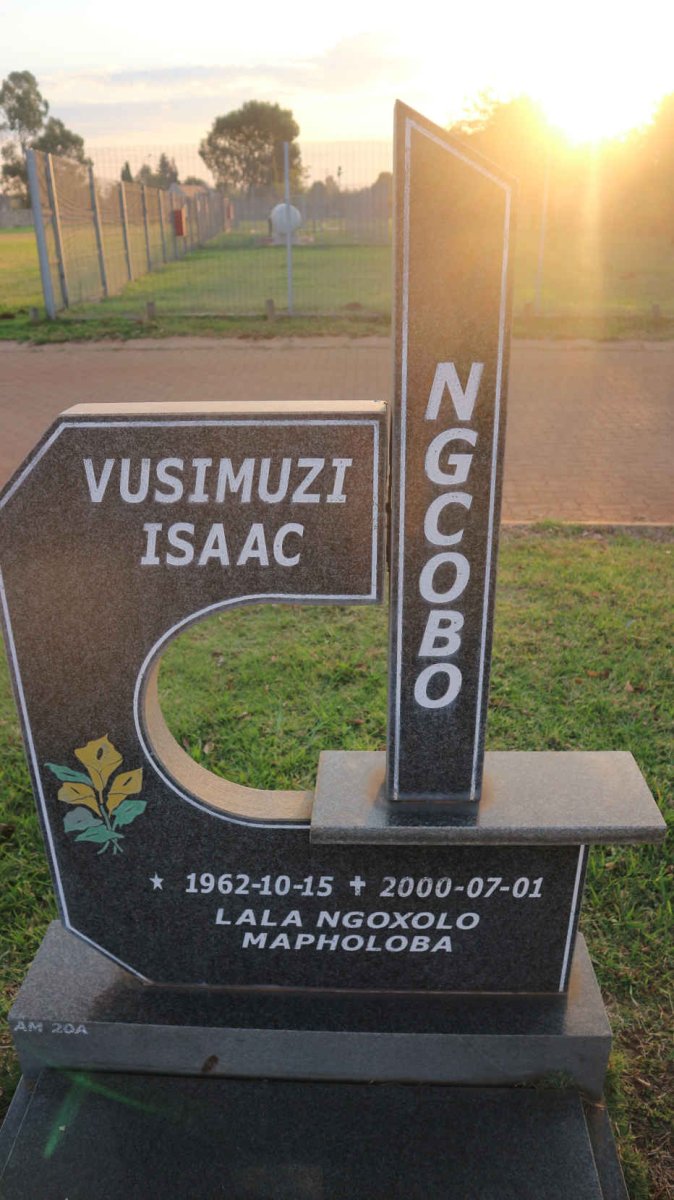 NGCOBO Vusimuzi Isaac 1962-2000