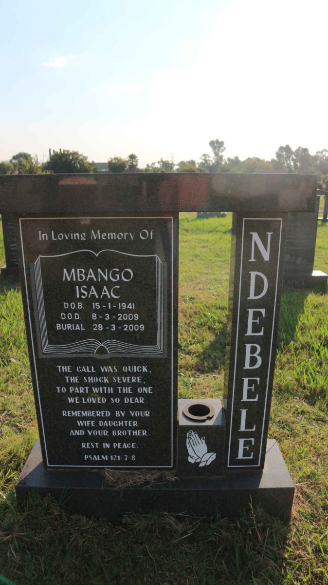 NDEBELE Mbango Isaac 1941-2009