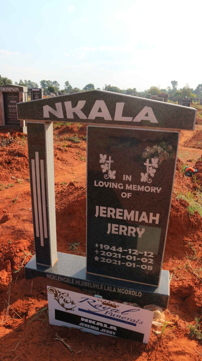 NKALA Jeremiah Jerry 1944-2021